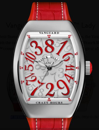 Review Buy Franck Muller Vanguard Crazy Hours Lady Replica Watch for sale Cheap Price V 32 CH (RG) - Click Image to Close